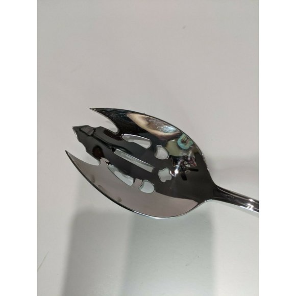 Reed & Barton BROOKSHIRE Pierced Veg Serving Spoon Stainless Flatware 9 1/4" - Picture 3 of 7
